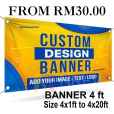 Banner 4 ft Banner 4 ft