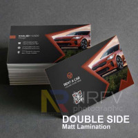 100 pcs Business Card 250 gsm Art Card Matt Lamination (Double) 100 pcs Business Card 250 gsm Art Card Matt Lamination (Double)